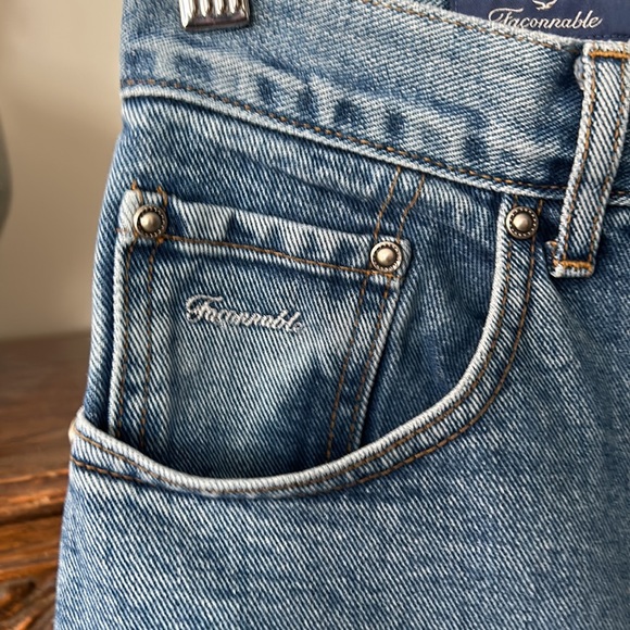 VINTAGE French Faconnable Jeans 6L Made in France - Picture 2 of 14